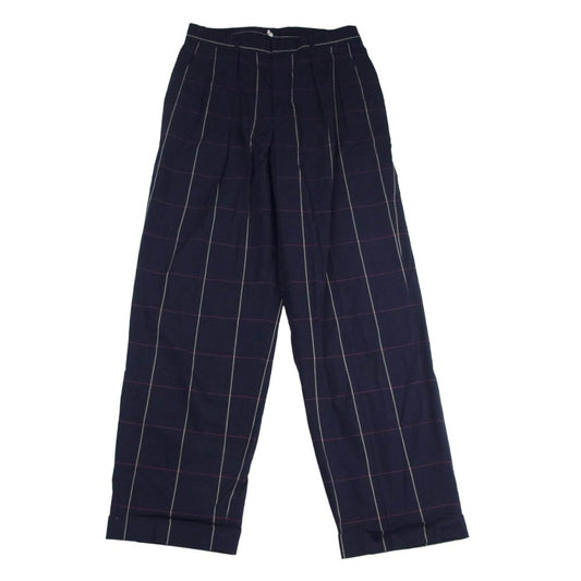 POLO RALPH LAUREN ポロ・ラルフローレン P12-CPPRL-IS-0706 ツータック スラックス コットン パンツ ネイビー系 80【中古】