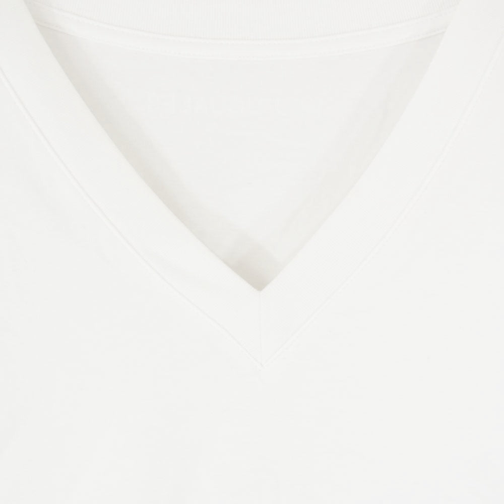 1piu1uguale3 ウノピュウノウグァーレトレ MRT327 COT389 113 S/S V-NECK ショートスリーブ Vネック 半袖 Tシャツ ホワイト系 4【中古】
