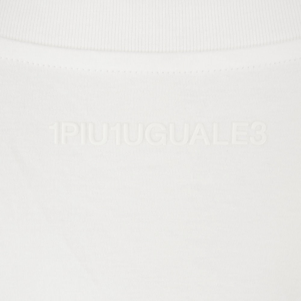 1piu1uguale3 ウノピュウノウグァーレトレ MRT327 COT389 113 S/S V-NECK ショートスリーブ Vネック 半袖 Tシャツ ホワイト系 4【中古】