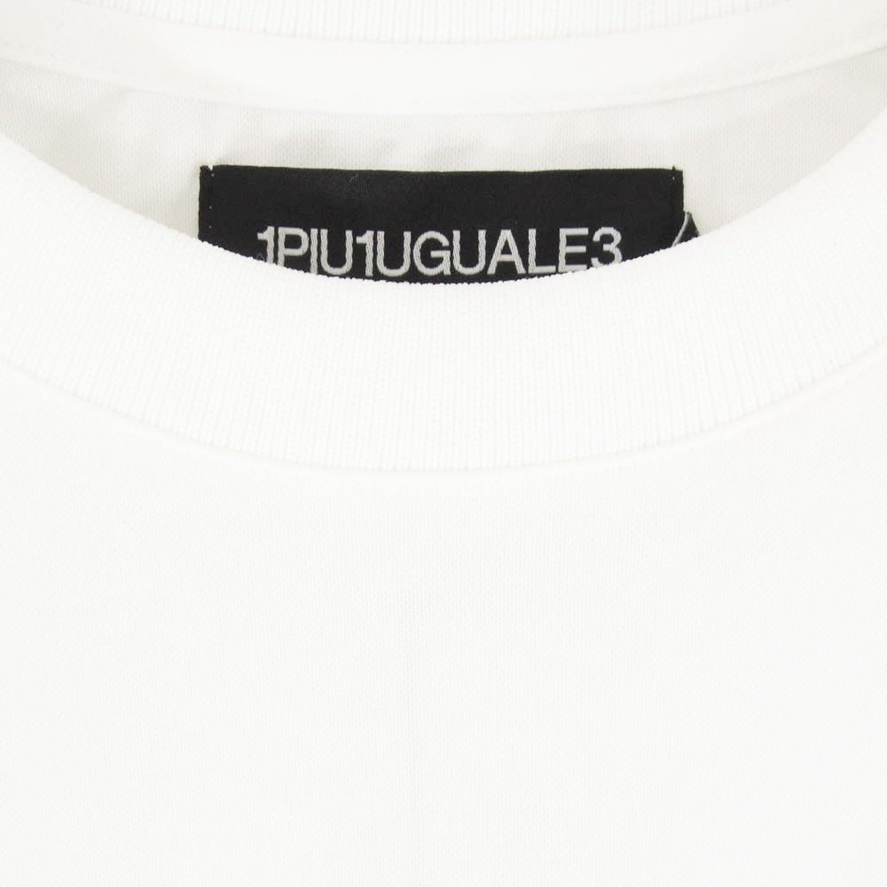 1piu1uguale3 ウノピュウノウグァーレトレ SRT302 SPO301 113 SPORT CREW L/S FLAGSHIP STORE LIMITED 直営店限定 クルーネック 長袖 シャツ ホワイト系 4【極上美品】【中古】