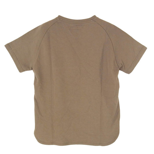 1piu1uguale3 ウノピュウノウグァーレトレ MRT361 CTN062 113 ROUND BIG TEE ラウンド ビッグ 半袖 Tシャツ サイズ Sサイズ カーキ系 ３【中古】
