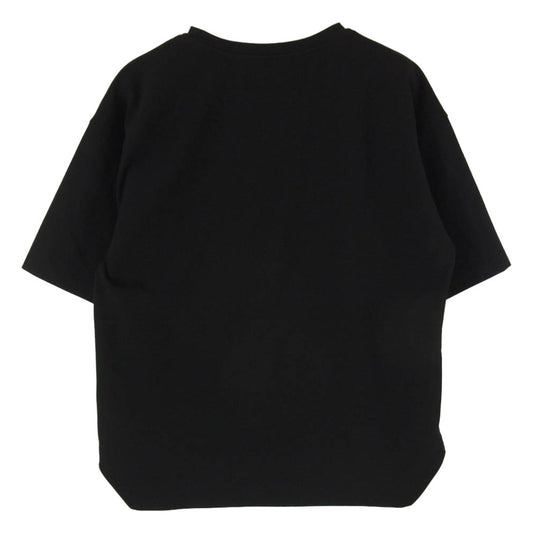 1piu1uguale3 ウノピュウノウグァーレトレ MRT360 PEU013 113 S/S CREW クルーネック ロゴ 半袖 Tシャツ ブラック系 3【美品】【中古】