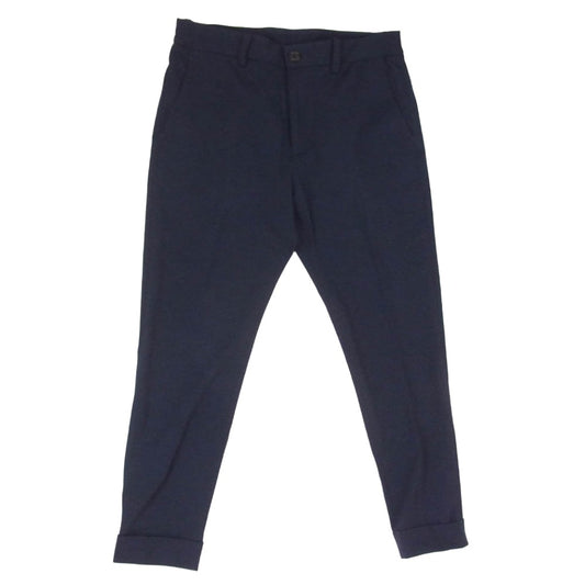1piu1uguale3 ウノピュウノウグァーレトレ MRP618 POE470 113 UNCON SLACKS アンコンスラックス パンツ ネイビー系 4【極上美品】【中古】
