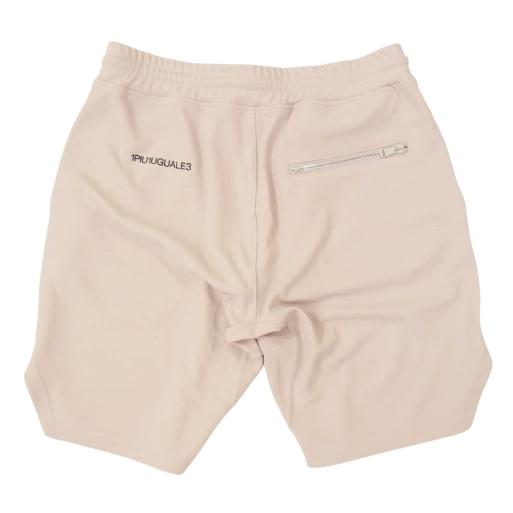 1piu1uguale3 ウノピュウノウグァーレトレ MRP664 PEU013 113 WIDE SHORTS ワイドフィット ハーフパンツ ショーツ ピンクベージュ 4【極上美品】【中古】