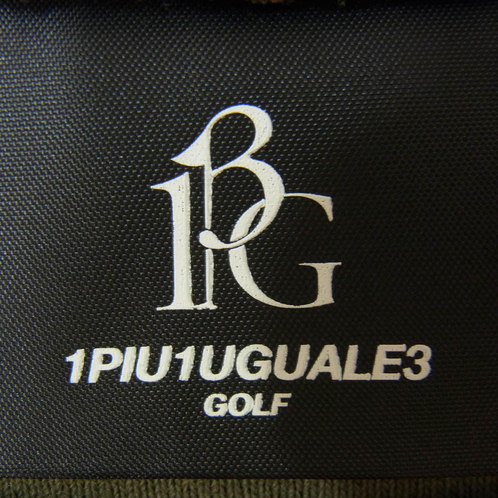 1piu1uguale3 ウノピュウノウグァーレトレ GRB029 113 GOLF ゴルフ スウェット ベスト カーキ系 3【極上美品】【中古】