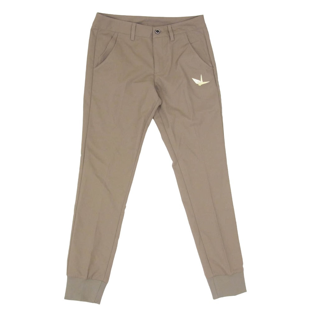 1piu1uguale3 ウノピュウノウグァーレトレ GSP062 POE439 113 GOLF ゴルフ CREASE PANTS クリース パンツ グレー系 1【美品】【中古】
