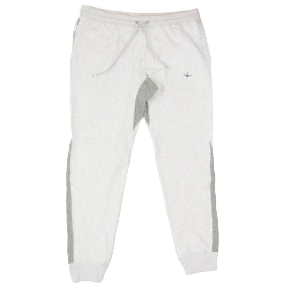 1piu1uguale3 ウノピュウノウグァーレトレ MRP628 COT408 113 3D EASY RIB PANTS 直営店限定 イージーリブ スウェット パンツ グレー系 7【極上美品】【中古】
