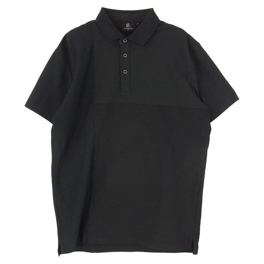 1piu1uguale3 ウノピュウノウグァーレトレ GCT005 GPE032 113 GOLF ゴルフ S/S MESH POLO メッシュ 半袖 ポロシャツ ブラック系 4【美品】【中古】