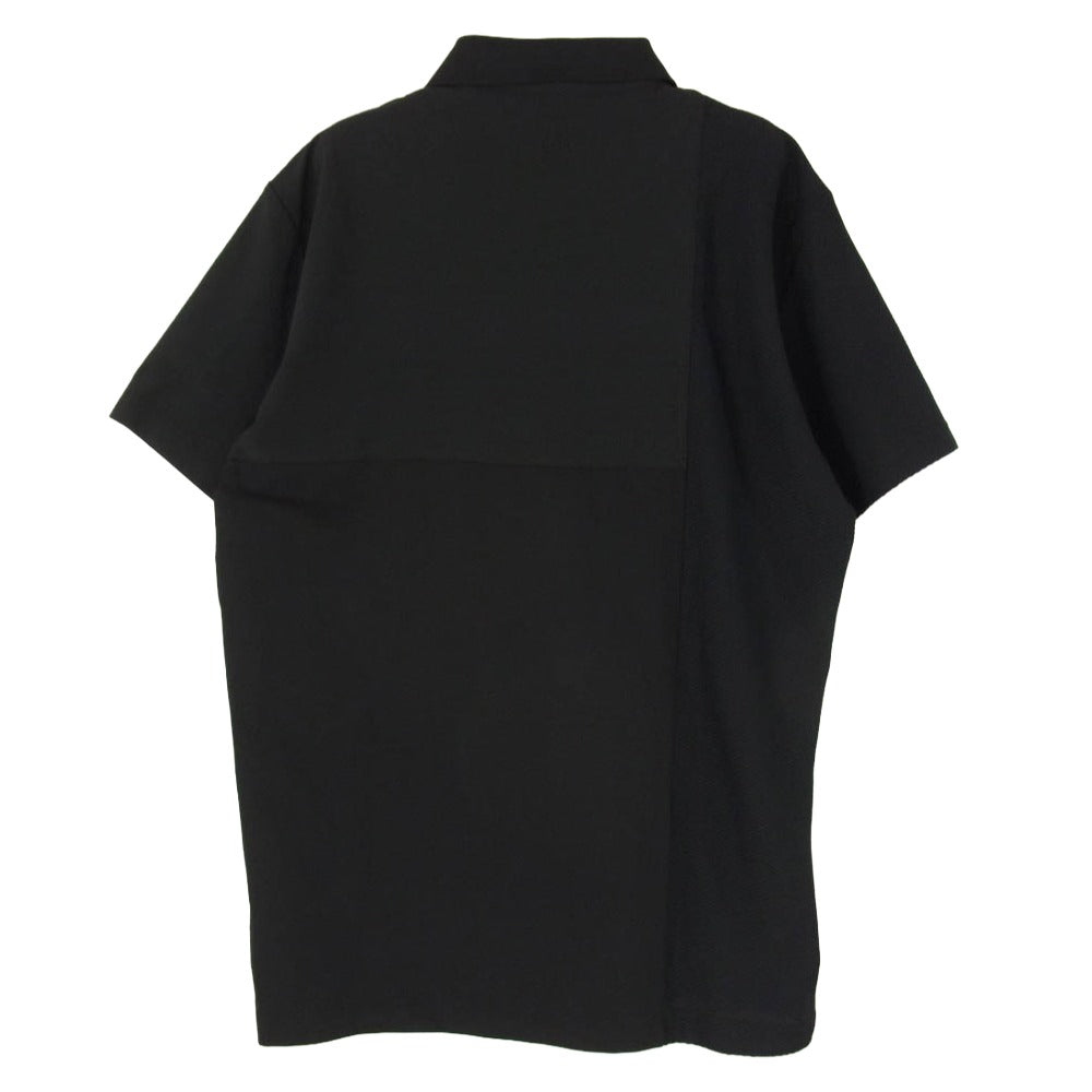 1piu1uguale3 ウノピュウノウグァーレトレ GCT005 GPE032 113 GOLF ゴルフ S/S MESH POLO メッシュ 半袖 ポロシャツ ブラック系 4【美品】【中古】