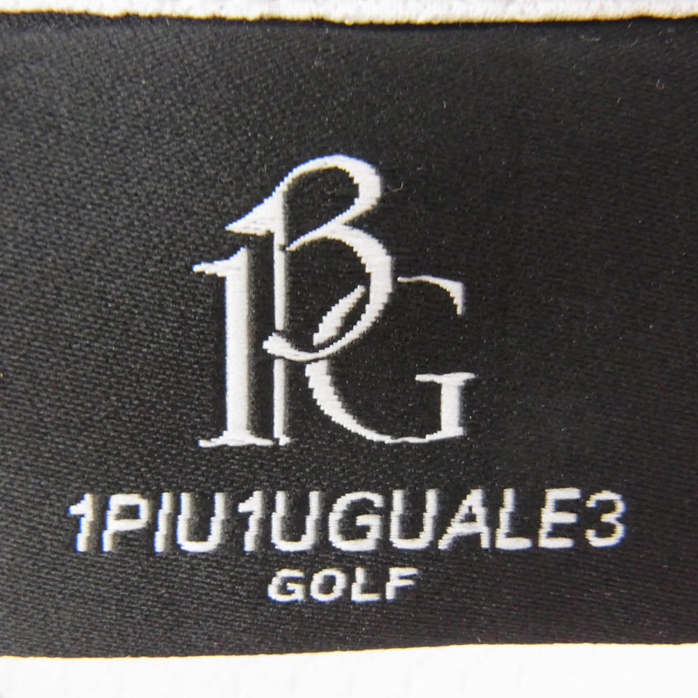 1piu1uguale3 ウノピュウノウグァーレトレ GST153 POE398 113 GOLF ゴルフ RANDOM LOGO ONE-PIECE ランダムロゴ 半袖 ワンピース ホワイト系 3【美品】【中古】