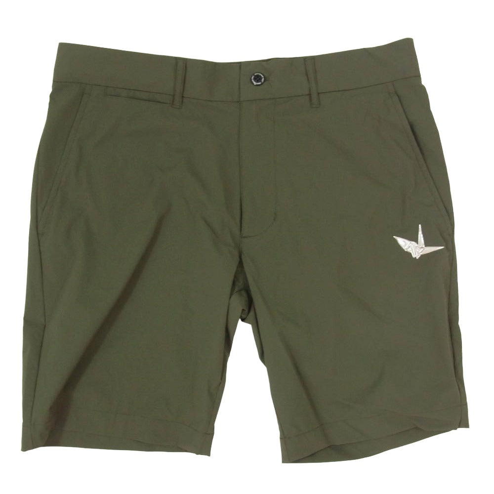 1piu1uguale3 ウノピュウノウグァーレトレ GRP186 GPU003 113 GOLF ゴルフ SHORT PANTS ハーフ ショートパンツ カーキ系 4【美品】【中古】