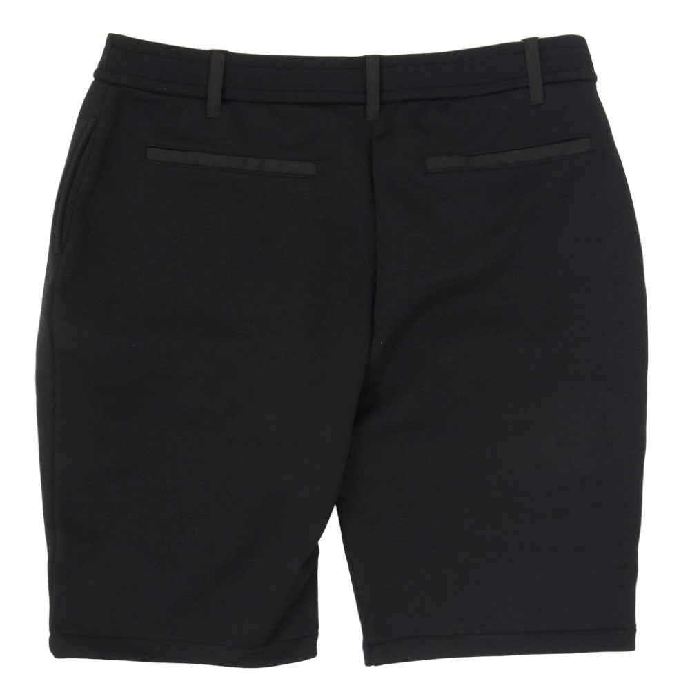 1piu1uguale3 ウノピュウノウグァーレトレ GRK047 POE425 113 GOLF ゴルフ 戸賀敬城別注 KNIT SHORTS ニット ショーツ ハーフ ショートパンツ 黒 ブラック系 6【美品】【中古】