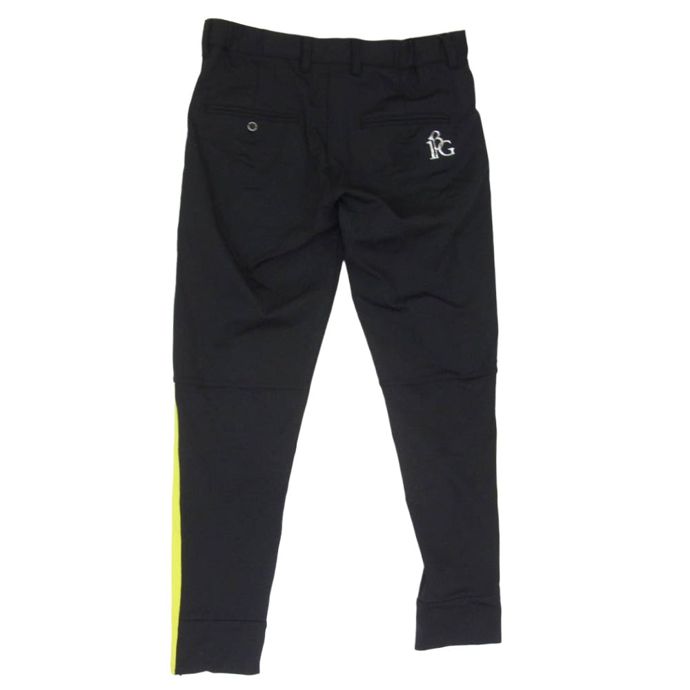 1piu1uguale3 ウノピュウノウグァーレトレ GDP012 NYU093 x アレッサンドロデルピエロ 113 GOLF ゴルフ ADP ZIP SLACKS ジップスラックスパンツ ブラック系 4【美品】【中古】