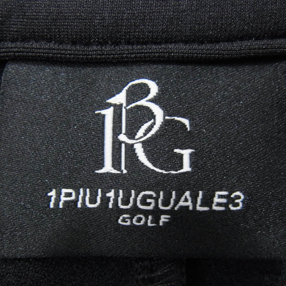 1piu1uguale3 ウノピュウノウグァーレトレ GDP012 NYU093 x アレッサンドロデルピエロ 113 GOLF ゴルフ ADP ZIP SLACKS ジップスラックスパンツ ブラック系 4【美品】【中古】