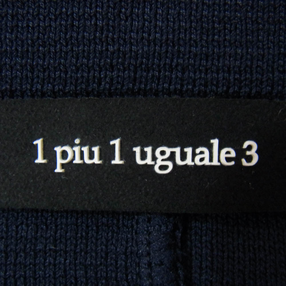 1piu1uguale3 ウノピュウノウグァーレトレ MRK282 COT419 113 LUIGI KNIT JACKET ルイジ 折鶴ピン ニットテーラードジャケット ネイビー系 5【中古】