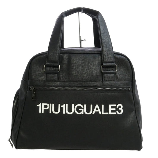 1piu1uguale3 ウノピュウノウグァーレトレ GRG325 113 GOLF SOFT SHRINK MID BOSTON BAG ゴルフ ソフトシュリンク ミッドボストンバッグ ブラック系【極上美品】【中古】