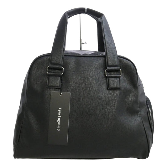 1piu1uguale3 ウノピュウノウグァーレトレ GRG325 113 GOLF SOFT SHRINK MID BOSTON BAG ゴルフ ソフトシュリンク ミッドボストンバッグ ブラック系【極上美品】【中古】