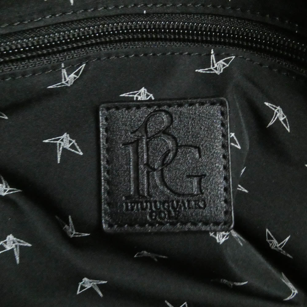 1piu1uguale3 ウノピュウノウグァーレトレ GRG325 113 GOLF SOFT SHRINK MID BOSTON BAG ゴルフ ソフトシュリンク ミッドボストンバッグ ブラック系【極上美品】【中古】
