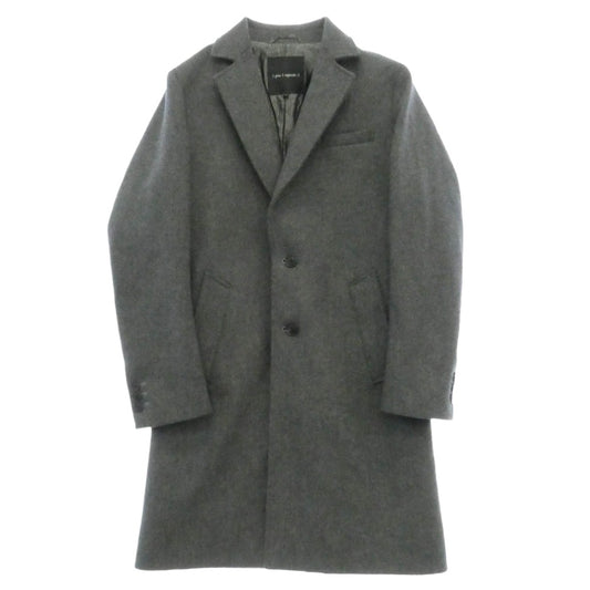1piu1uguale3 ウノピュウノウグァーレトレ MRC139 WCA028 113 CHESTER COAT カシミヤ混 チェスターコート グレー系 IV（4）【極上美品】【中古】