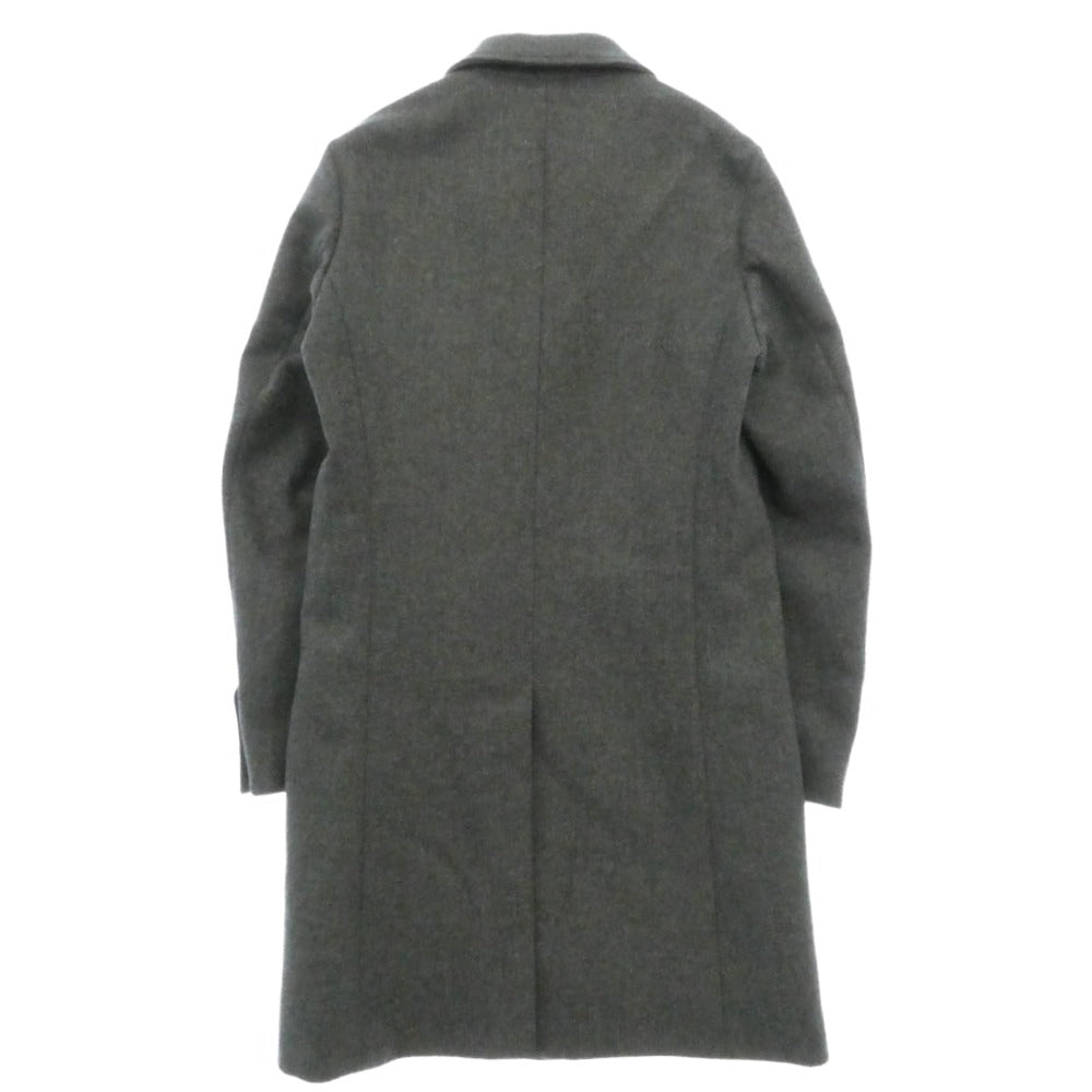 1piu1uguale3 ウノピュウノウグァーレトレ MRC139 WCA028 113 CHESTER COAT カシミヤ混 チェスターコート グレー系 IV（4）【極上美品】【中古】