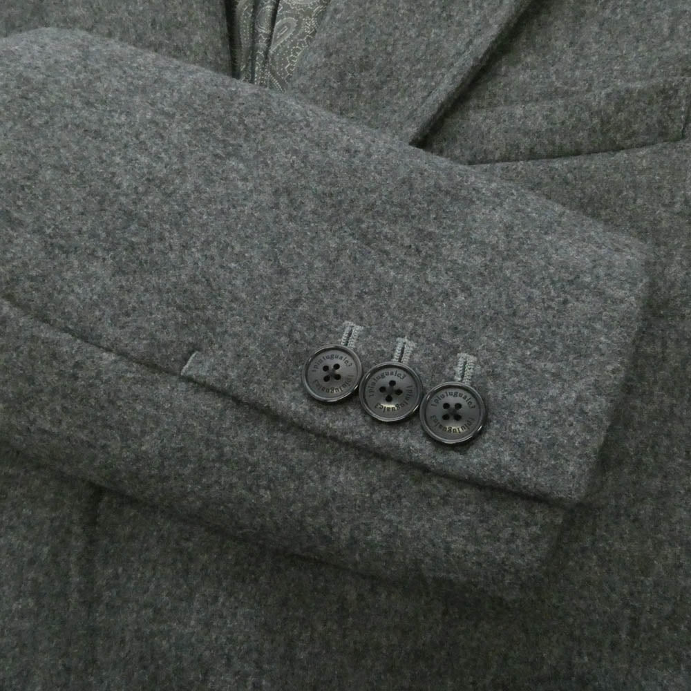 1piu1uguale3 ウノピュウノウグァーレトレ MRC139 WCA028 113 CHESTER COAT カシミヤ混 チェスターコート グレー系 IV（4）【極上美品】【中古】