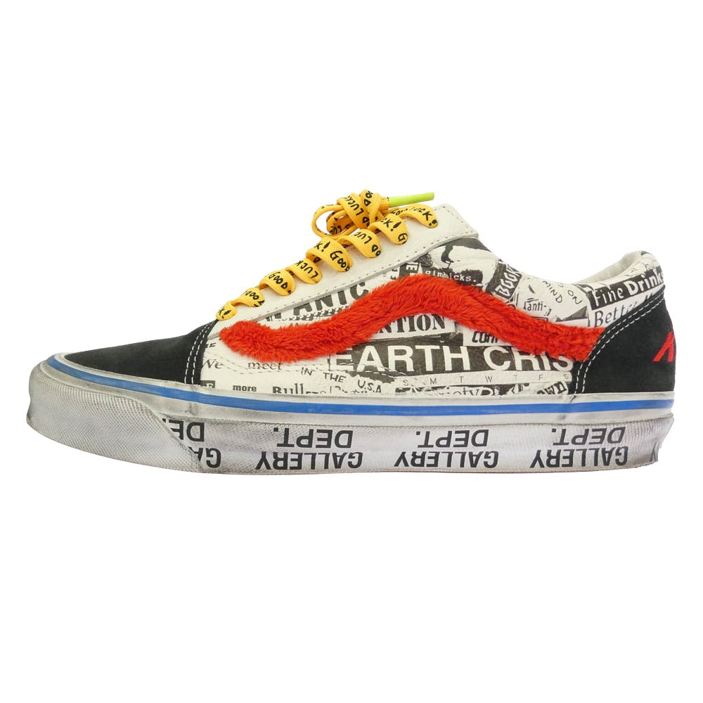 VANS バンズ GALLERY DEPT ギャラリーデプト VN0A4P3XBMW1 × GALLERY DEPT ギャラリーデプト OG OLD SKOOL オールドスクール Good Luck 総柄 ローカット スニーカー マルチカラー系 28.5cm【中古】