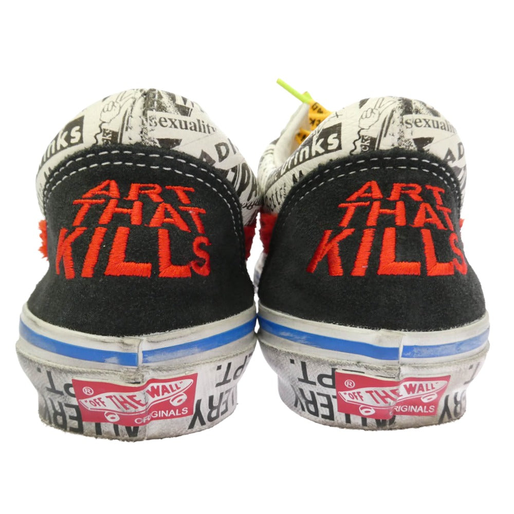 VANS バンズ GALLERY DEPT ギャラリーデプト VN0A4P3XBMW1 × GALLERY DEPT ギャラリーデプト OG OLD SKOOL オールドスクール Good Luck 総柄 ローカット スニーカー マルチカラー系 28.5cm【中古】