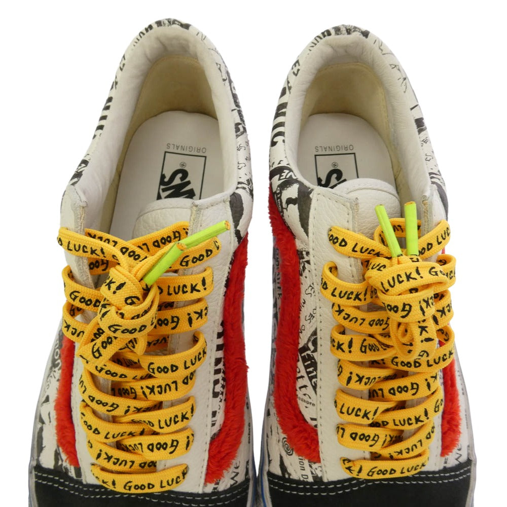 VANS バンズ GALLERY DEPT ギャラリーデプト VN0A4P3XBMW1 × GALLERY DEPT ギャラリーデプト OG OLD SKOOL オールドスクール Good Luck 総柄 ローカット スニーカー マルチカラー系 28.5cm【中古】
