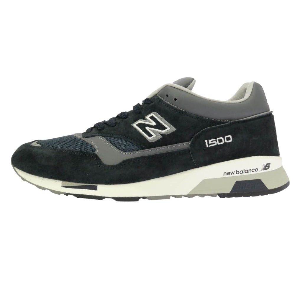 NEW BALANCE ニューバランス U1500PNV 英国製 スウェード ローカット スニーカー ダークネイビー系 グレー系 30cm【新古品】【未使用】【中古】