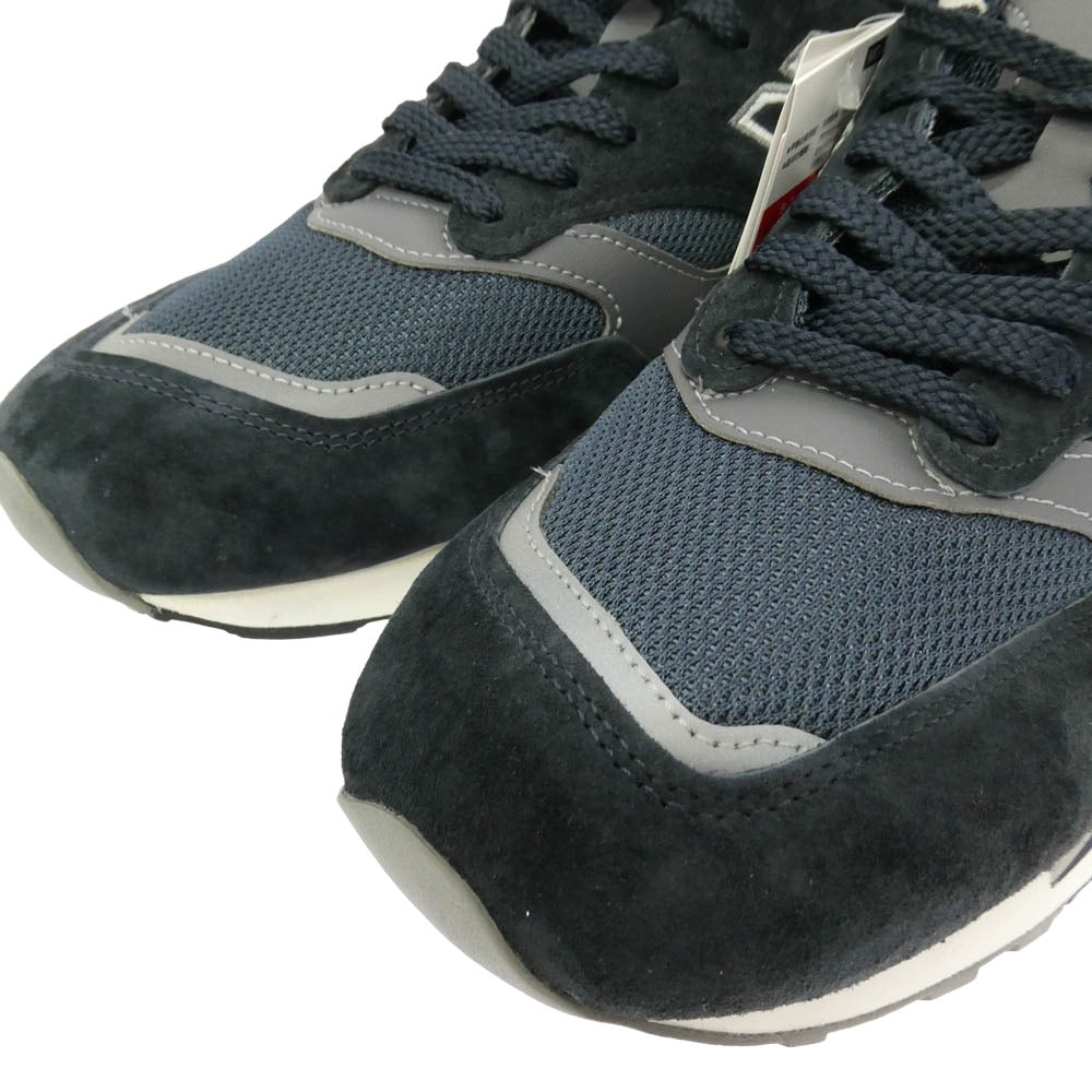 NEW BALANCE ニューバランス U1500PNV 英国製 スウェード ローカット スニーカー ダークネイビー系 グレー系 30cm【新古品】【未使用】【中古】
