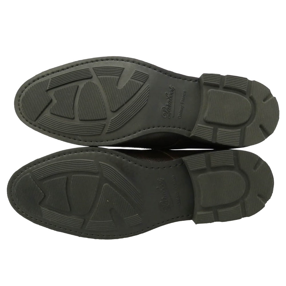 Paraboot パラブーツ 165933 POE GALAXY ポー レザー ダブル モンクストラップ ビジネス シューズ ブラウン系 9.5【新古品】【未使用】【中古】