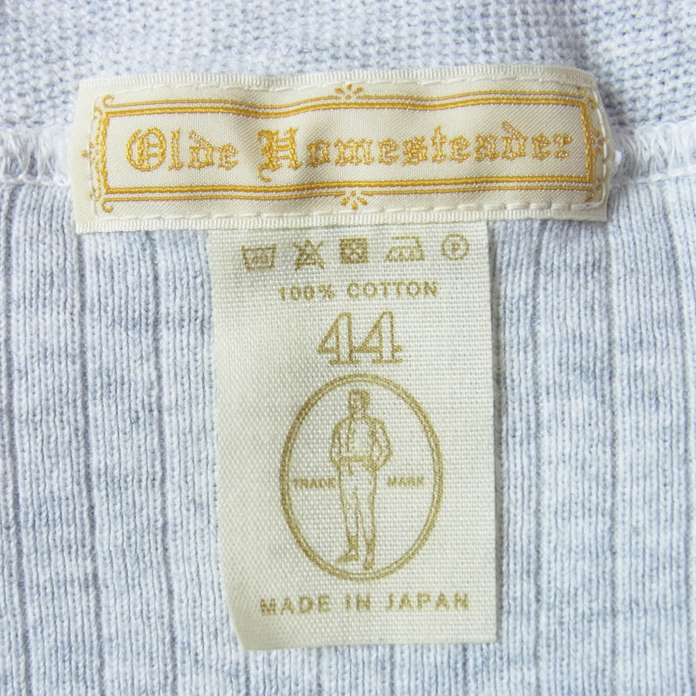 オールドホームステッダー 半袖 リブ Tシャツ グレー系 44【中古】