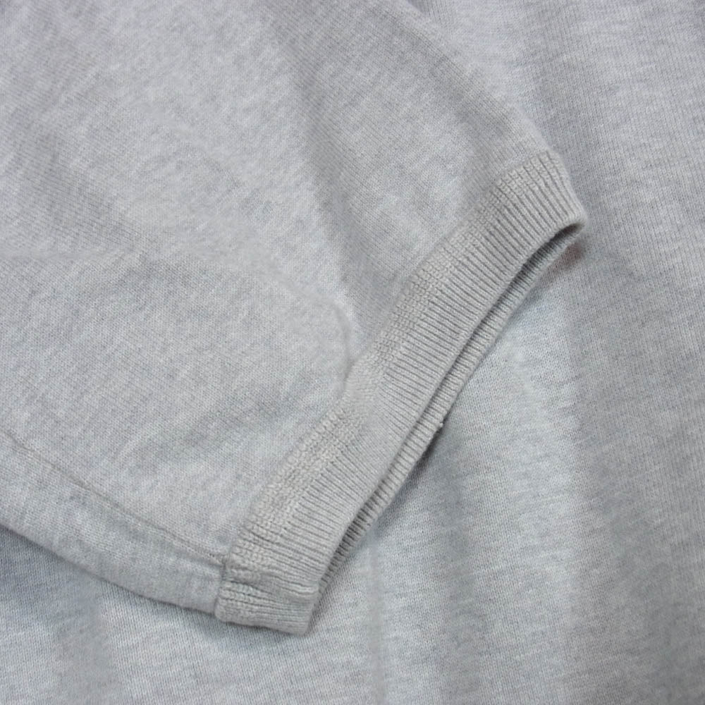 crepuscule クレプスキュール 2101-007 S/S KNIT コットンニット ショートスリーブ 半袖 Tシャツ カットソー グレー系 1【中古】