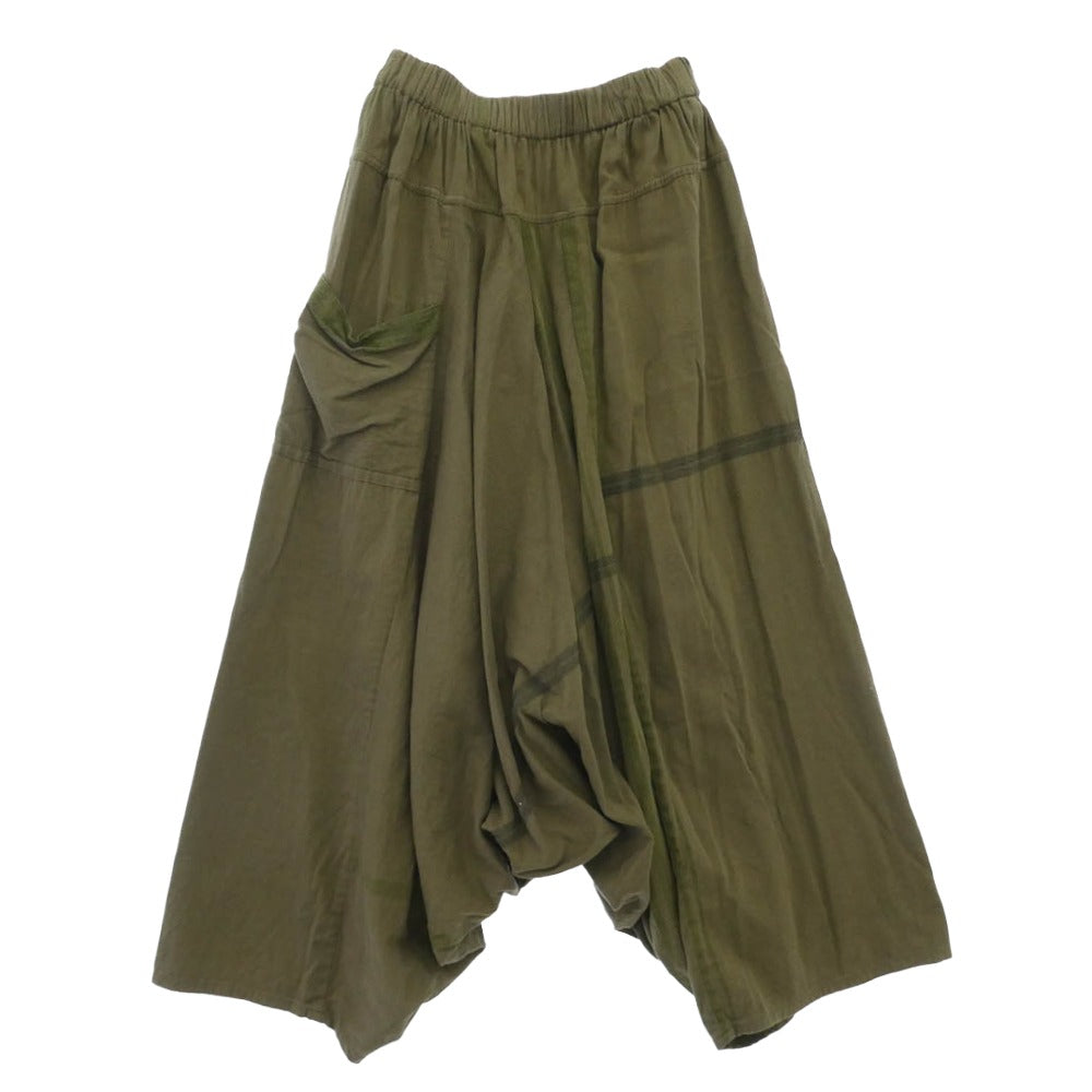 タマキニイメ イージー サルエルパンツ カーキ系【中古】