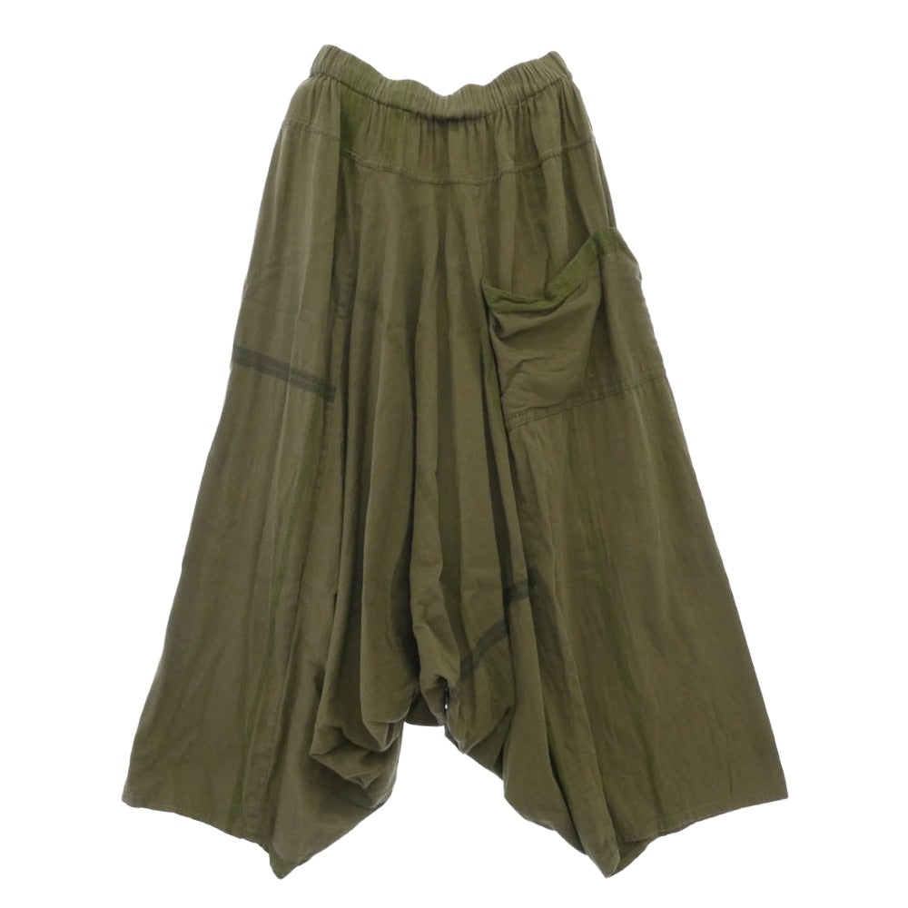 タマキニイメ イージー サルエルパンツ カーキ系【中古】