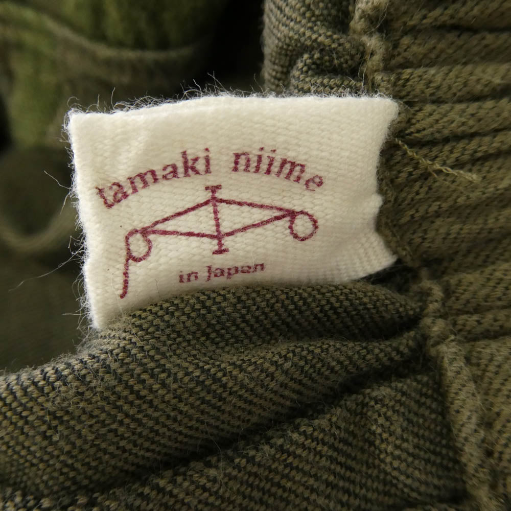 タマキニイメ イージー サルエルパンツ カーキ系【中古】