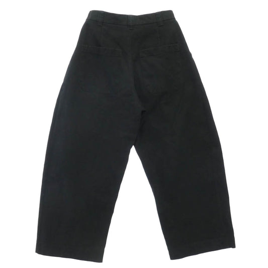 STUDIO NICHOLSON スタジオニコルソン ワンタック ワイド パンツ トラウザー ブラック系 S【中古】