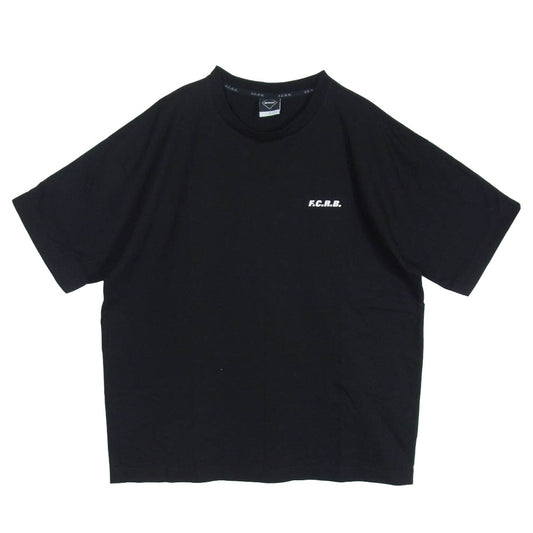 F.C.R.B. エフシーアールビー 22SS FCRB-220061 BIG LOGO WIDE TEE ビッグ ロゴ ワイド 半袖 Tシャツ Bristol ロゴ ブラック系 L【中古】