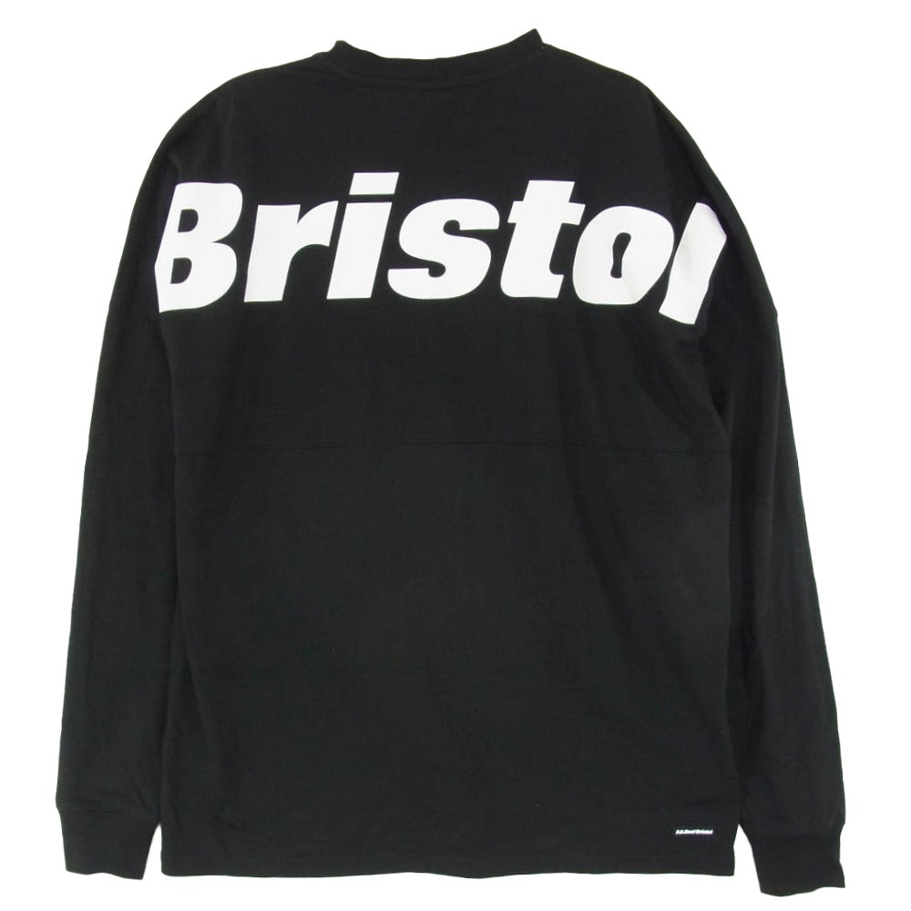 F.C.R.B. エフシーアールビー 22SS FCRB-220060 L/S BIG LOGO TEAM BAGGY TEE ビッグ ロゴ チーム バギー 長袖 ロングスリーブ Tシャツ カットソー ブラック系 M【中古】