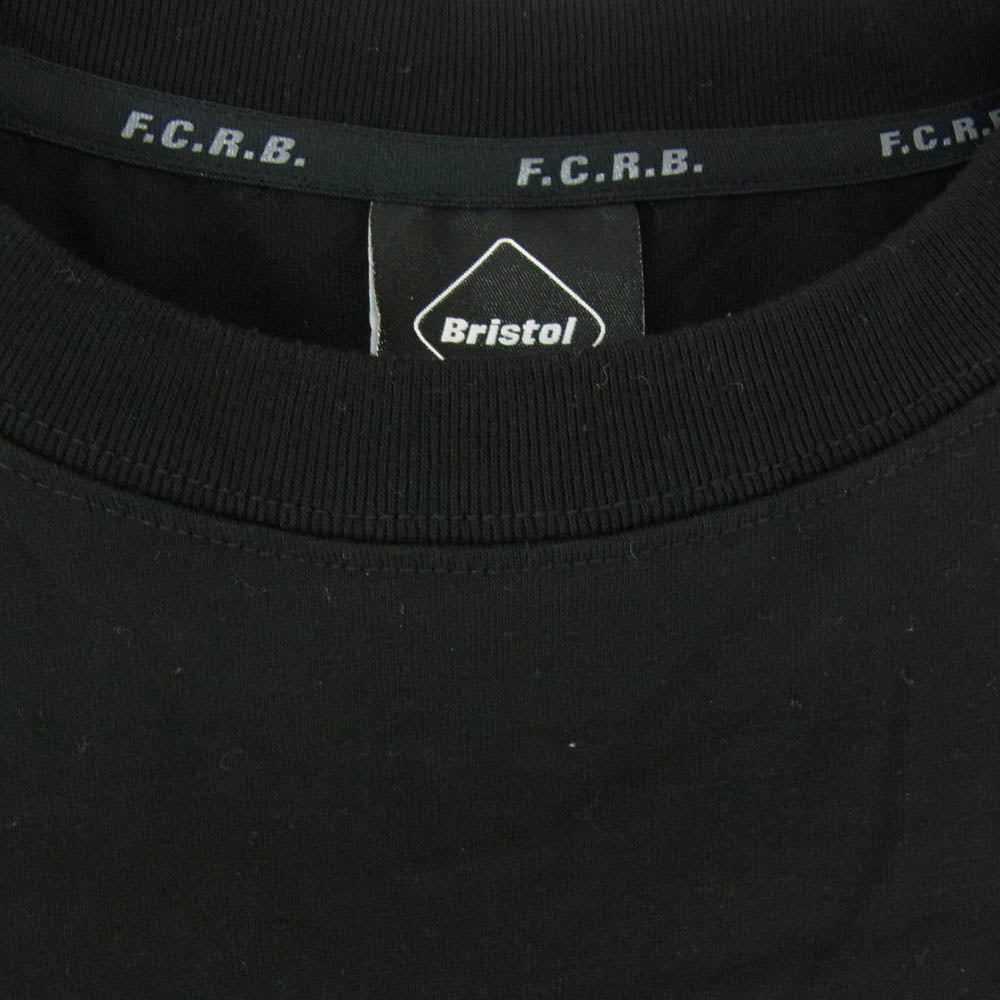 F.C.R.B. エフシーアールビー 22SS FCRB-220060 L/S BIG LOGO TEAM BAGGY TEE ビッグ ロゴ チーム バギー 長袖 ロングスリーブ Tシャツ カットソー ブラック系 M【中古】