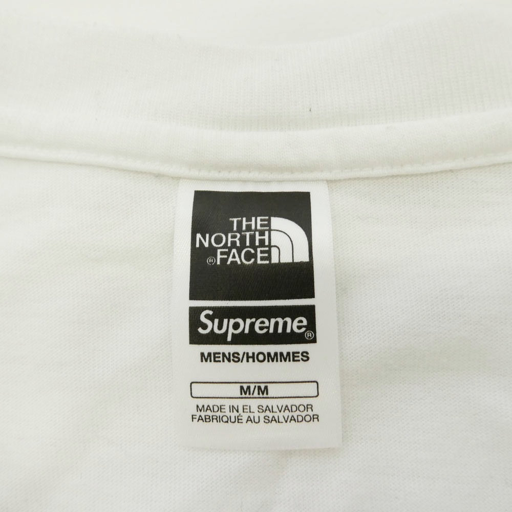 Supreme シュプリーム THE NORTH FACE ノースフェイス 24AW × The North Face × Raymond Pettibon S/S TOP ノースフェイス レイモンド ペティボン 半袖 Tシャツ ホワイト ホワイト系 M【中古】