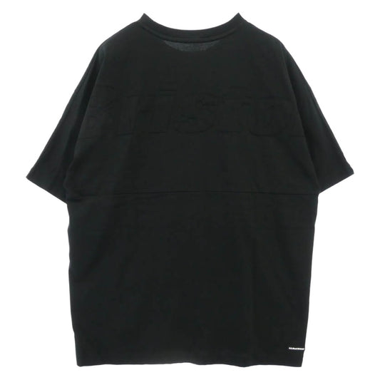 F.C.R.B. エフシーアールビー 24SS FCRB-240084 BIG LOGO S/S BAGGY TEE ビッグ ロゴ バギー T/Cドライ天竺 バイオ加工 ロゴパッチ 半袖 Tシャツ ブラック ブラック系 L【中古】