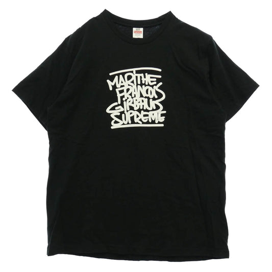 Supreme シュプリーム 25SS x Marithe + Francois Girbaud Tee マリテ+フランソワ ジルボー 半袖 Tシャツ ブラック ブラック系 L【中古】