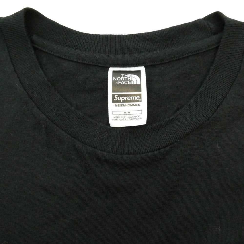 Supreme シュプリーム 24AW × The North Face × Raymond Pettibon S/S TOP ノースフェイス レイモンド ペティボン 半袖 Tシャツ ブラック ブラック系 M【中古】