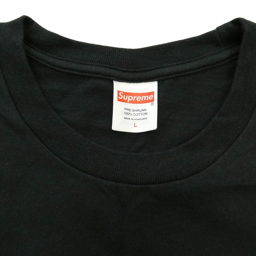 Supreme シュプリーム 25SS Anatomy Tee アナトミー フロント ロゴ プリント クルーネック 半袖 Tシャツ ブラック系 L【中古】