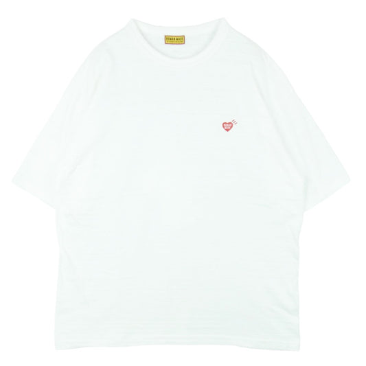HUMAN MADE ヒューマンメイド 25SS GRAPHIC TIGER TEE ハートロゴワッペン バック グラフィック タイガー プリント コットンスラブ生地 半袖 Tシャツ ホワイト系 2XL【中古】
