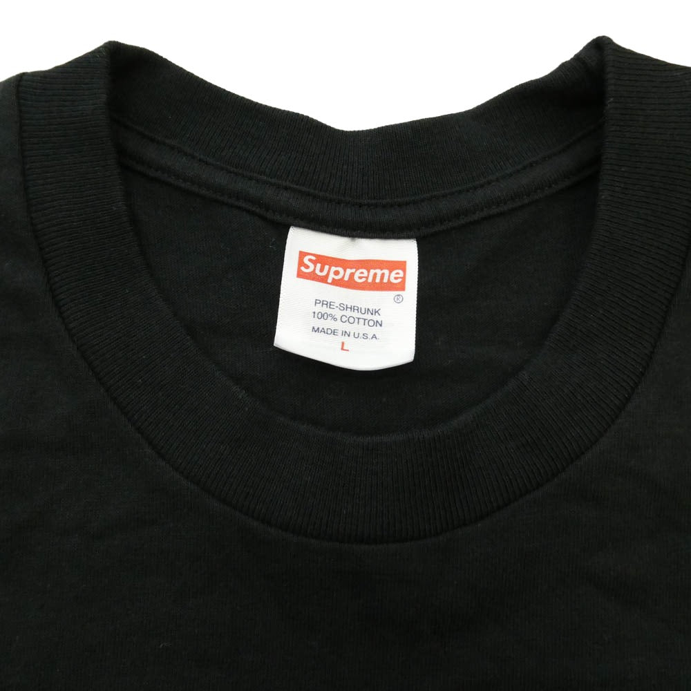 Supreme シュプリーム 23SS Tonal Box Logo Tee Black トーナル ボックス ロゴ Tシャツ ブラック ブラック系 L【中古】