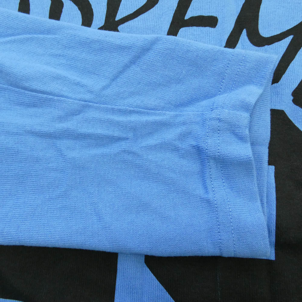 Supreme シュプリーム 24SS 99 L/S Football Top フットボール クルーネック 長袖 カットソー ブルー ブルー系 L【中古】