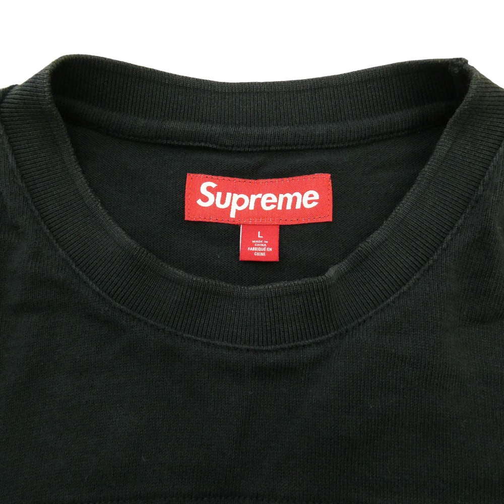 Supreme シュプリーム 24SS 99 L/S Football Top フットボール クルーネック 長袖 カットソー ブラック ブラック系 L【中古】