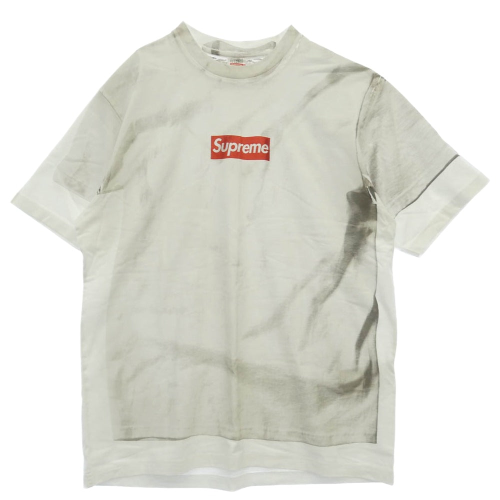 Supreme シュプリーム 24SS x MM6 Maison Margiela Box Logo Tee White メゾン マルジェラ ボックス ロゴ 半袖 Tシャツ ホワイト系 M【中古】